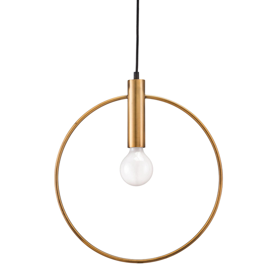 Gold Metal Lizton Pendant Lamp by World Market