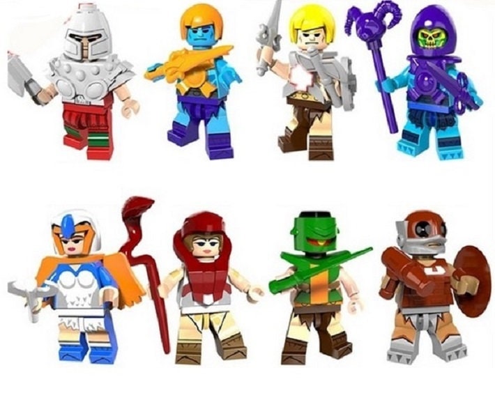 8 He-Man Masters Figures Of The Universe | Ram Man, Paker, Masters, Ske Letor, Sorceress, Rattlor, Tri-Klops, Zodak