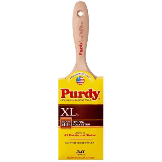Purdy Xl Sprig 3-in Flat Trim Brush Nylon- Polyester Blend Paint Brush | 144380330