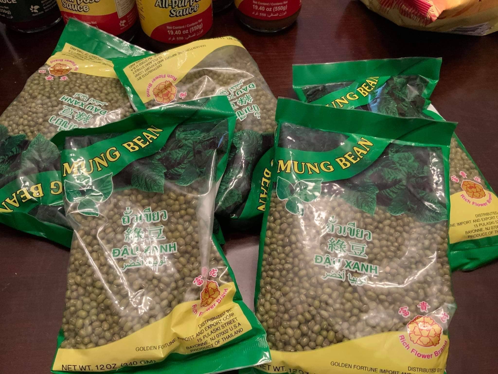 Mung Or Monggo Beans From Thailand 14 Oz Per Pack. Listed Price Premium Quality