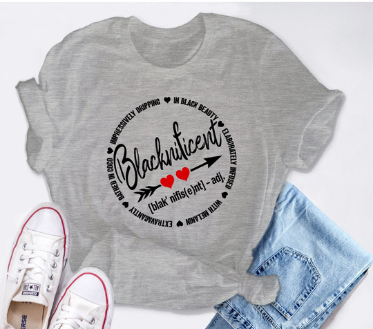 Blacknificent Shirt, Tee, I Am Woman T-Shirt, Independent Black Girl Magic African American, History Shirt