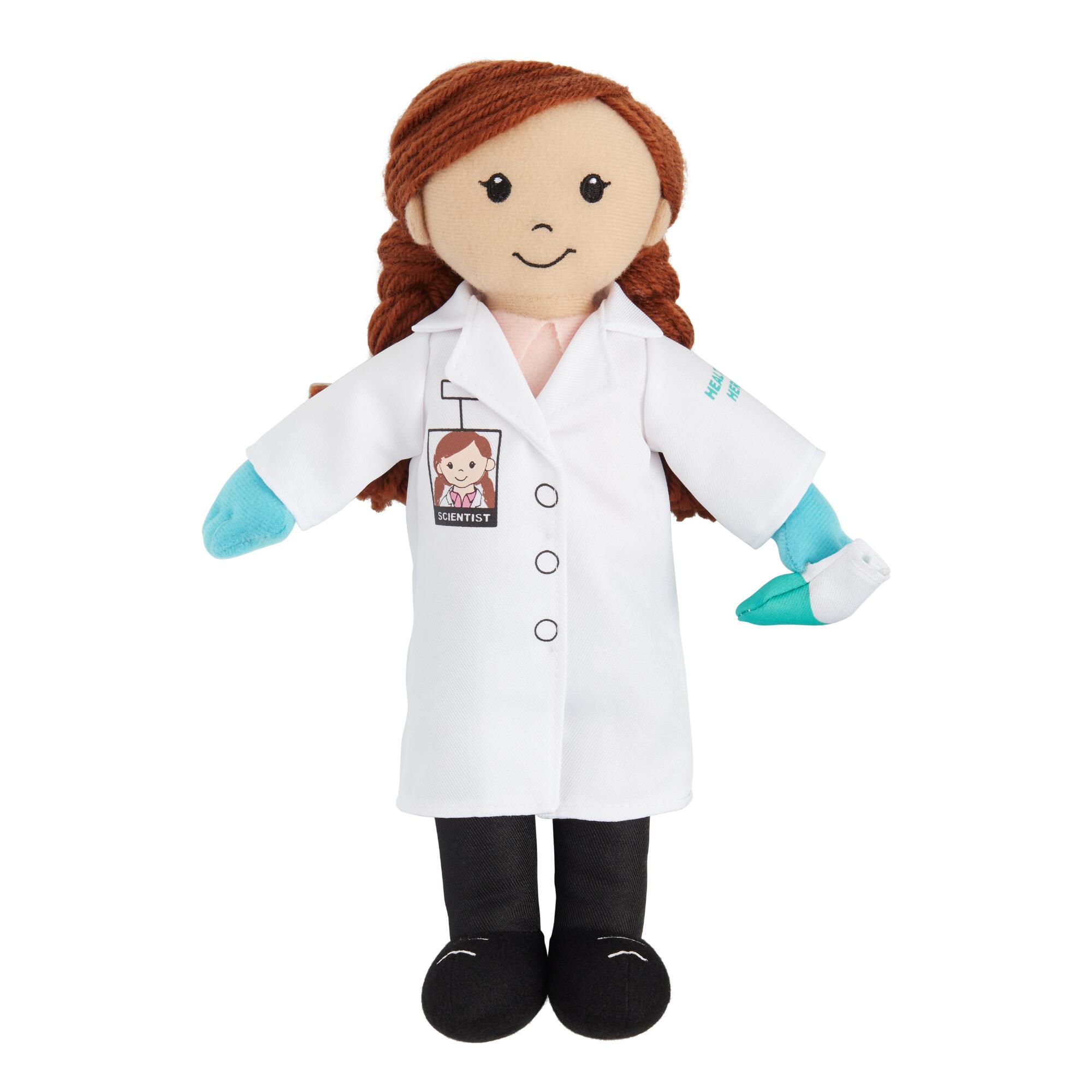 Wildlife Artists White Little Scientist Doll: Multi - Polyester by World Market