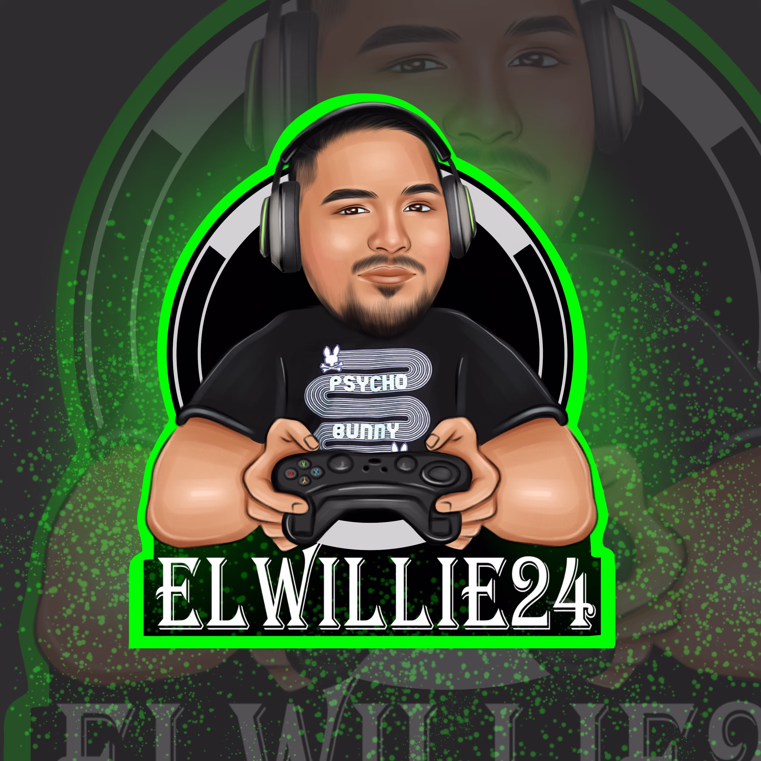 Gaming Logo, Custom Gamer Mascot Cartoon Logo Design E-Sports Profile, Twitch Youtube