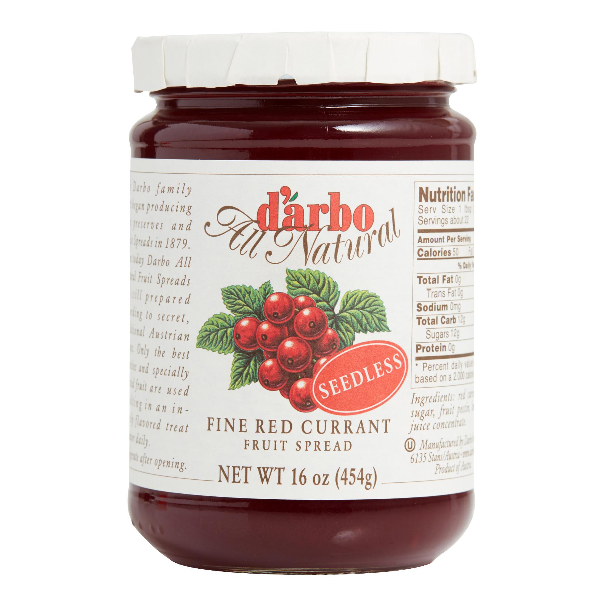 D'arbo Seedless Red Currant Fruit Spread by World Market