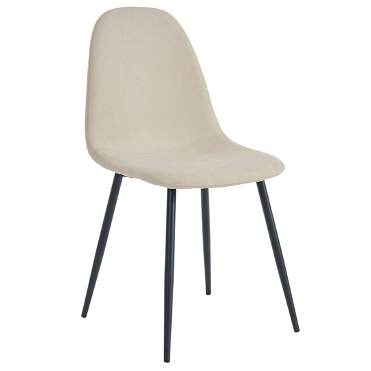 Worldwide Homefurnishings Set of 4 Contemporary/Modern Polyester/Polyester Blend Upholstered Side Chair (Metal Frame) in Brown | 202-606BG