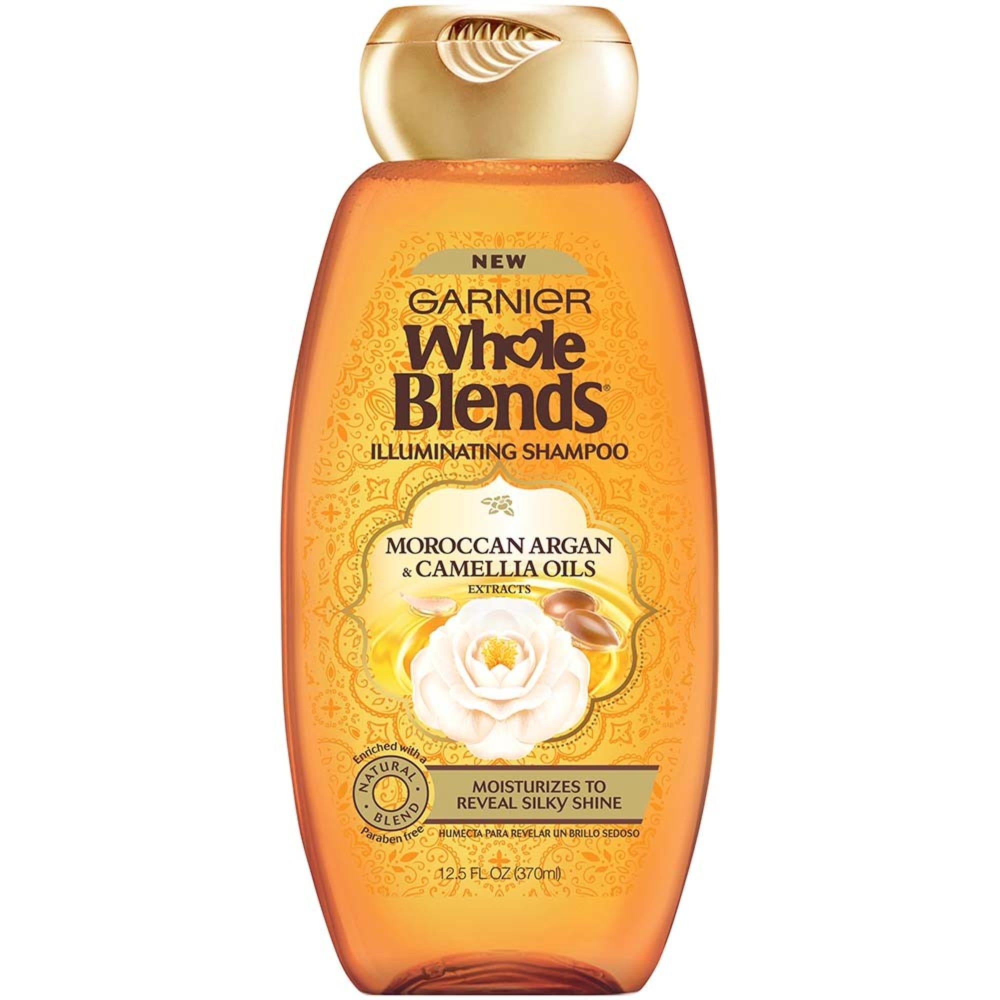 Whole Blends Illuminating Shampoo with Moroccan Argan & Camellia Oils Extracts - 12.5 fl oz