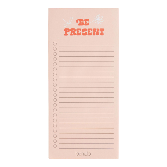 Ban.do Magnetic Be Present List Notepad: Pink - Paper by World Market