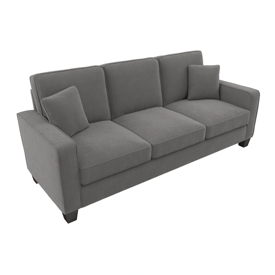 Bush Furniture Stockton Modern French Gray Herringbone Fabric Polyester/Blend Sofa | SNJ85SFGH-03K