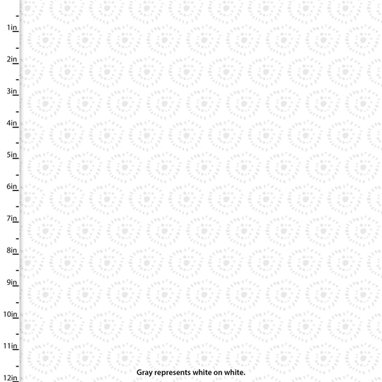 Half Yard - Good Vibes Circle Dots By 3 Wishes White On Solid Tonal Blender Circles Cotton Fabric