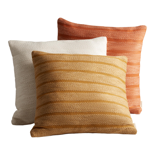 Oversized Tonal Stripe Throw Pillow by World Market