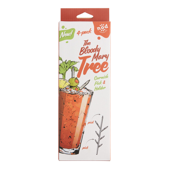 Nod Stainless Steel Bloody Mary Tree 4 Pack: Gray by World Market