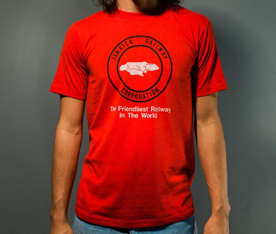 Vintage 80's Jamaican Railway Corporation T-Shirt