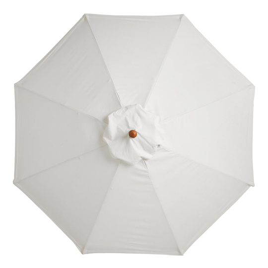 Solid Neutral 9 Ft Replacement Umbrella Canopy: Blue - Fabric by World Market