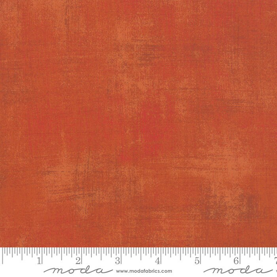 Grunge Basics - Pumpkin Texture Blender in Orange Cotton Quilt Fabric Material Basic Grey For Moda Fabrics 30150-285 | W8147