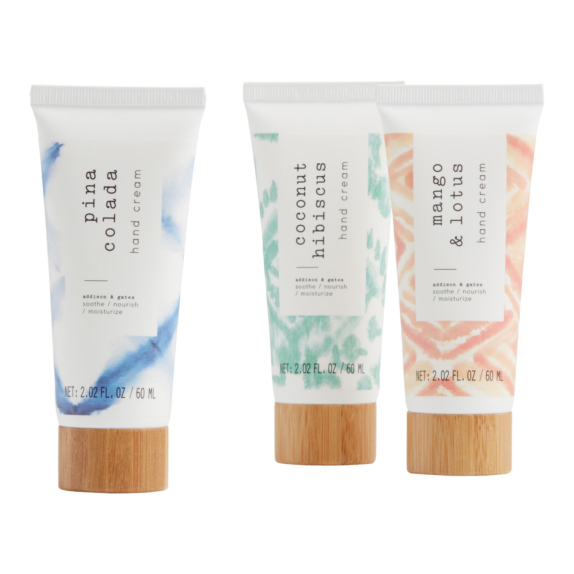 A&G Abstract Watercolor Hand Cream: Blue - Plastic by World Market