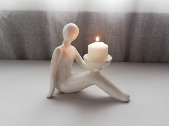 Nordic Art Candle Holder Beautiful Figurine-Swedish Design