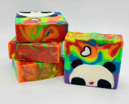 Happiness Handcrafted Soap Bar Panda Bear Lovers Limited Stock