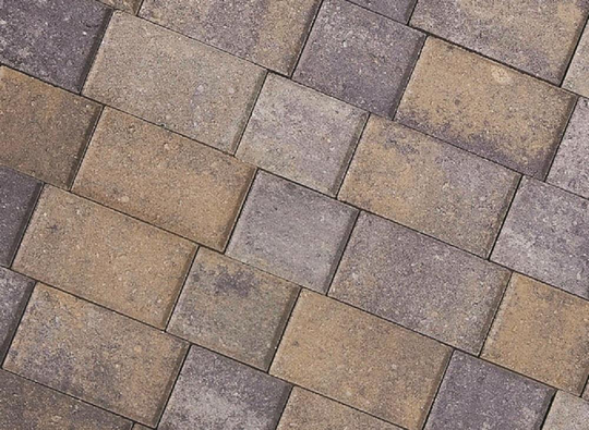 CastleLite Castle Stone 6-in L x 6-in W x 2-in H Tahoe Blend Concrete Paver in Gray | Q020.110.66.F3