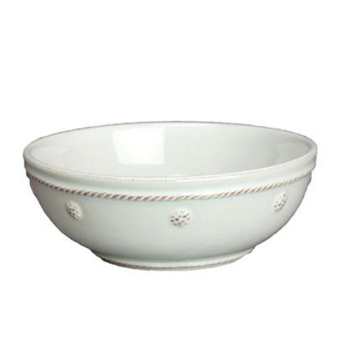 Juliska Berry Thread Whitewash 6" Coupe Bowl 6"L, 6"W, 2"H 1.1 Qt