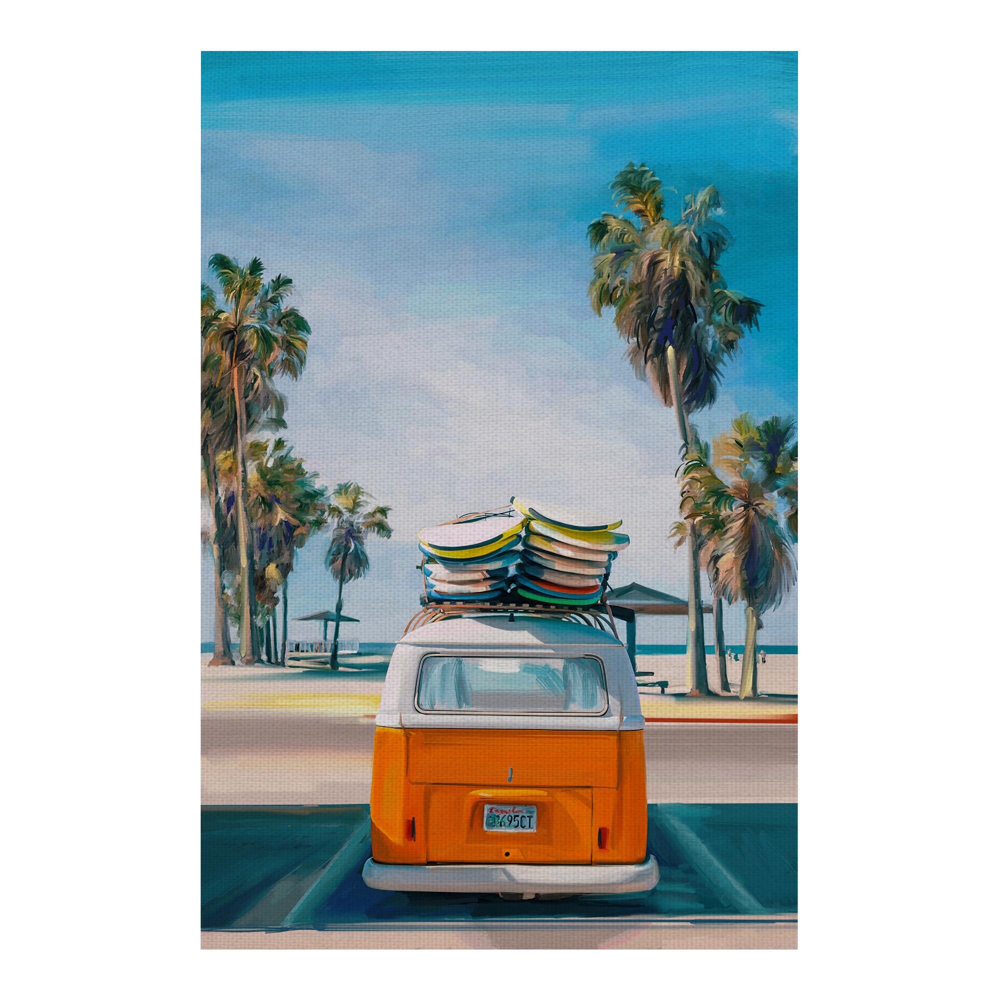 Retro Beach Day II Canvas Wall Art by World Market