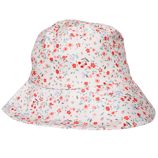Vintage Flower Pink Bucket Hat | Hippie Boho Spring, Summer Cute, Sun, Pool, Beach, Lake, Walking, Hiking, Camping, Gardening