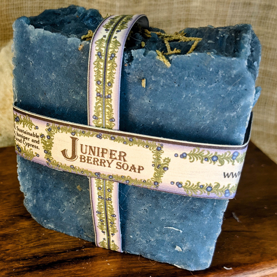 Juniper Berry Soap With Berries & Essential Oils
