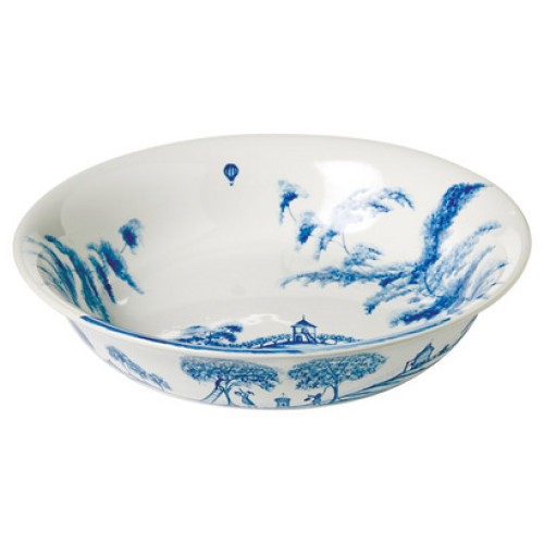 Juliska Country Estate Delft Blue 10" Serving Bowl Harvest 10"L, 10"W, 2.5"H 1.7 Qt