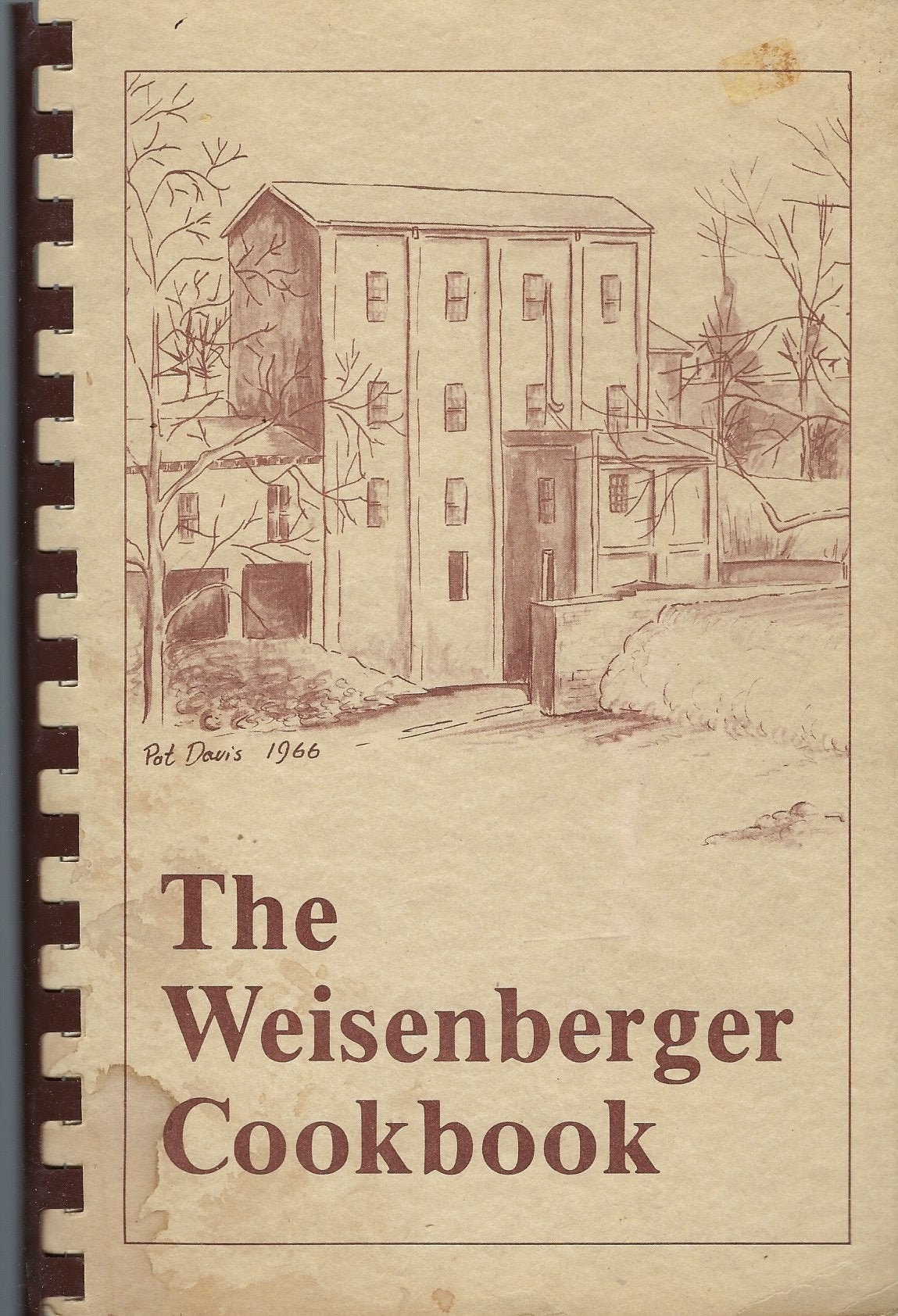 Midway Kentucky Vintage The Weisenberger Mills Cookbook Ky Community Favorite Recipes Collectible Souvenir Spiral Bound Rare Local Cook Book