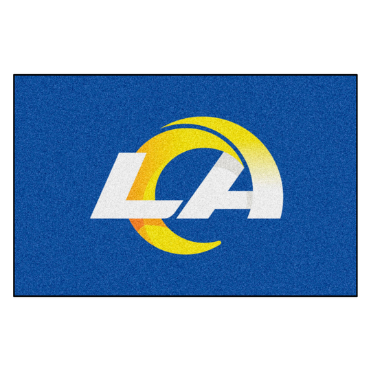 FANMATS Los Angeles Rams NFL Starter Mat 1-1/2 x 2-1/2 Blue Indoor Sports Throw Rug | 28767