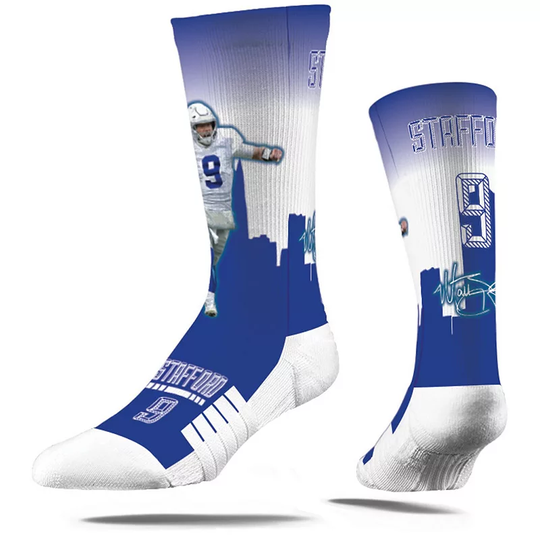 Men's Strideline Matthew Stafford Los Angeles Rams Hometown Hero Crew Socks, Size: Large, LAR Team