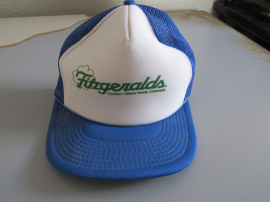 Vintage Fitzgeralds Casino Black Hawk Colorado Snapback Trucker Hat Cap Speedway Free Shipping