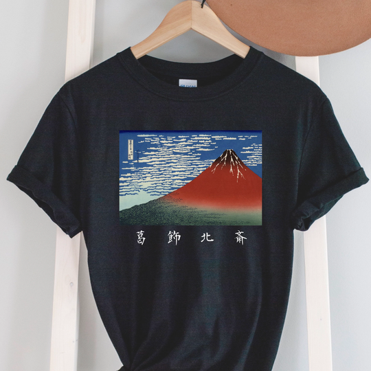 Mt. Fuji T-Shirt By Katsushika Hokusai/Japanese Art Shirt/Hokusai Shirt/Fugaku 36 Kei/Japanese Mountain Shirt/Aesthetic Shirt