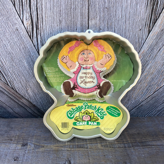 Vintage Cabbage Patch Kid Doll Cake Pan {Vintage Wilton Aluminum Mold} 80S Birthday Party 2105-1984 1984 Picture
