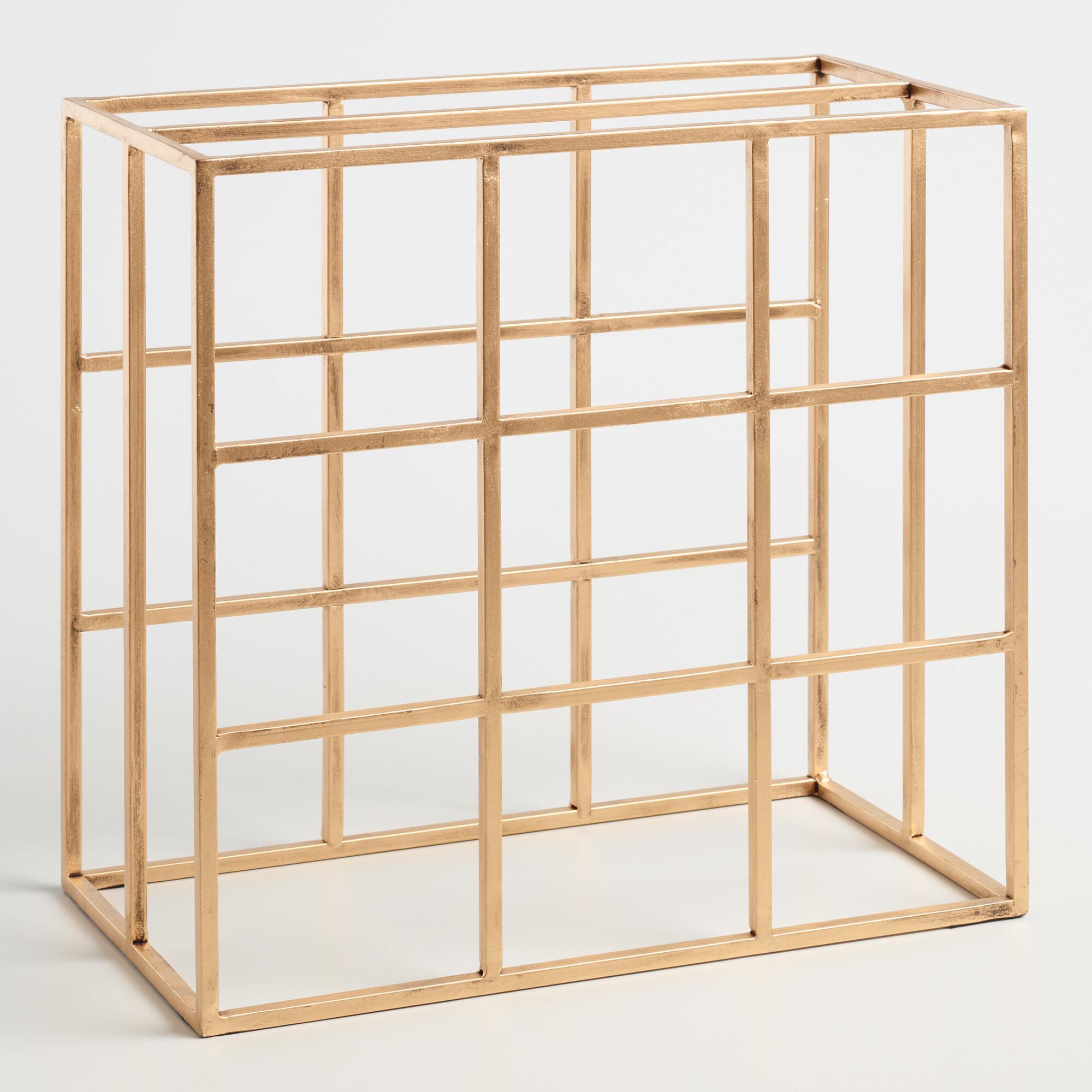 Gold Box Wine Rack - Metal by World Market