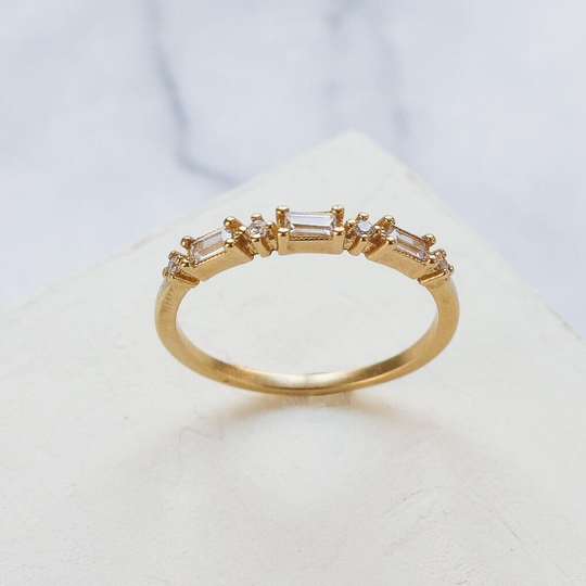 Simone Ring, Zircon Rings For Women, Black Crystal Ring