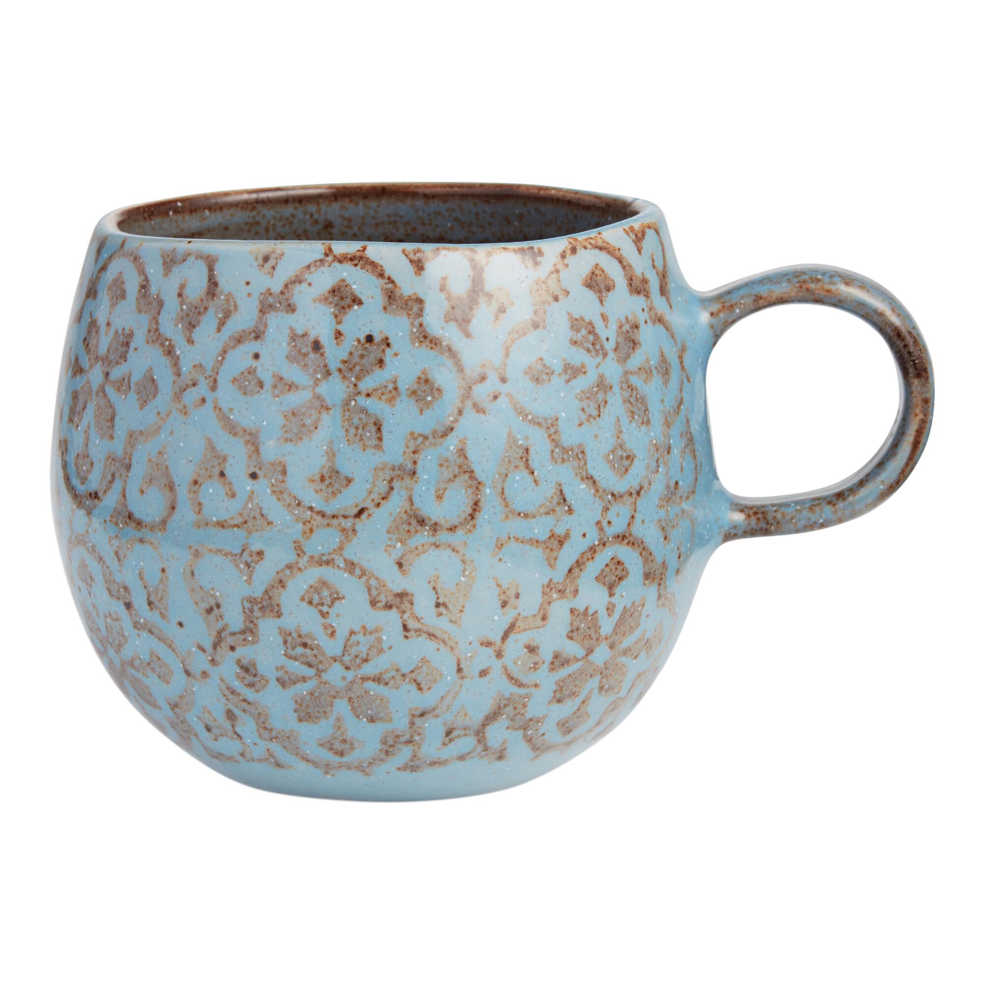 Handcrafted Reactive Glaze Tile Portuguese Mug by World Market