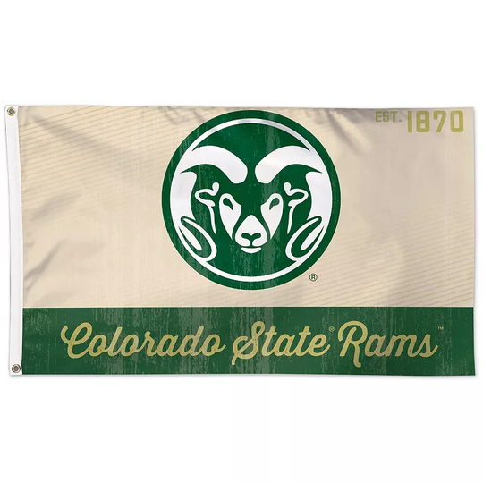 WinCraft Colorado State Rams 3' x 5' Vault One-Sided Flag, CST Team