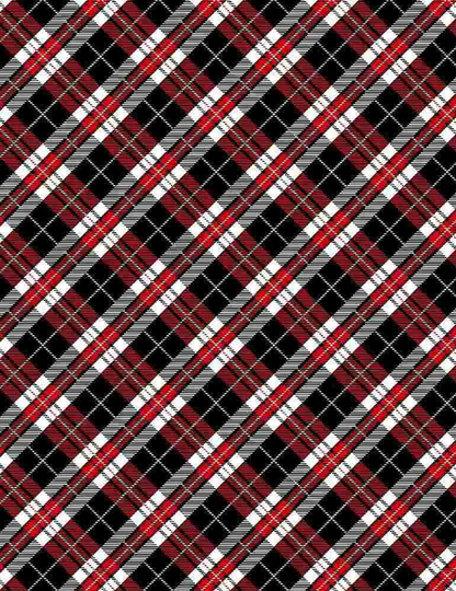 Christmas Fabric, Holiday Blender Small Bias Plaid Fabric By Timeless Treasures Yardage & Fat Quarters