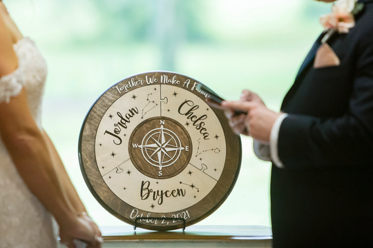Unity Puzzle, Family Sign, Blended Alternative, Wedding Puzzle Ceremony, Personalized