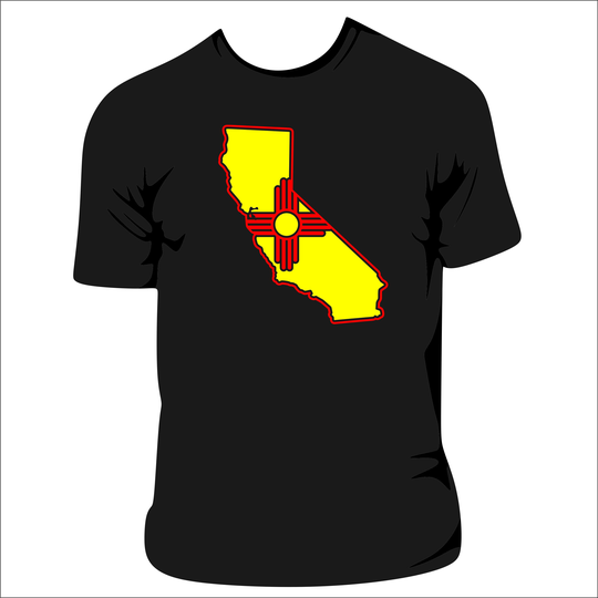 New Mexico Flag California State T-Shirt