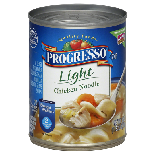 Progresso Soup, Chicken Noodle 18.5 oz (1 lb 2.5 oz) 524 g