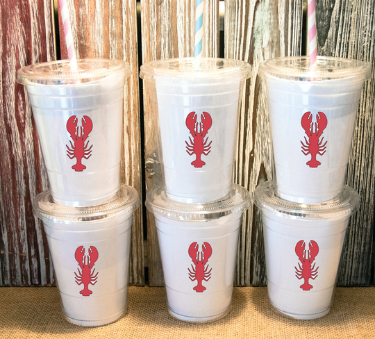 6 - Lobster Party Cups