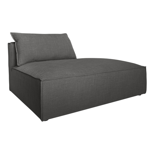 Gray Tyson Modular Sectional Right Facing Chaise Lounge by World Market
