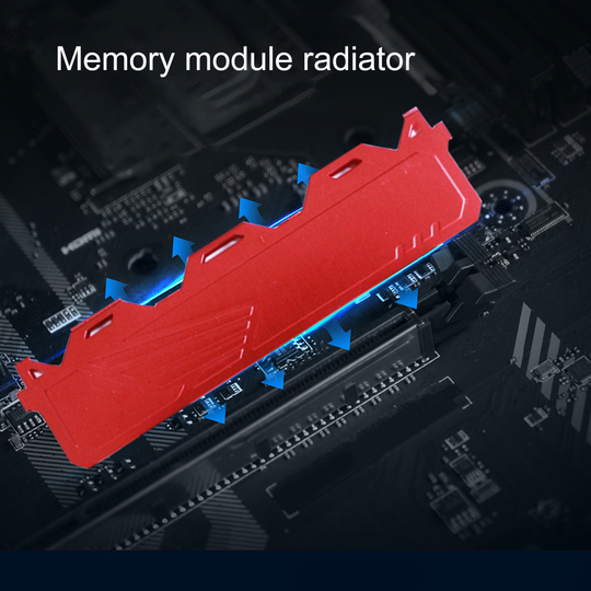 Metal Heat Dissipation Heatsink Cooler Radiator for DDR3/DDR4 Desktop Computer RAM Memory
