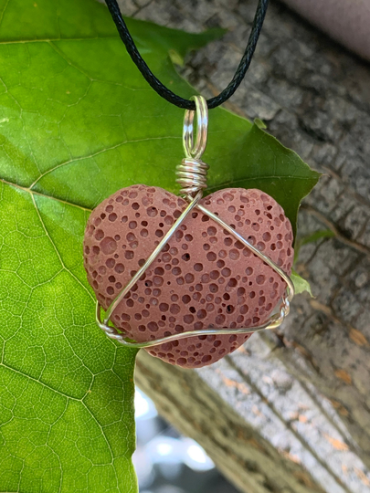 Pink Lava Necklace Nck-0024