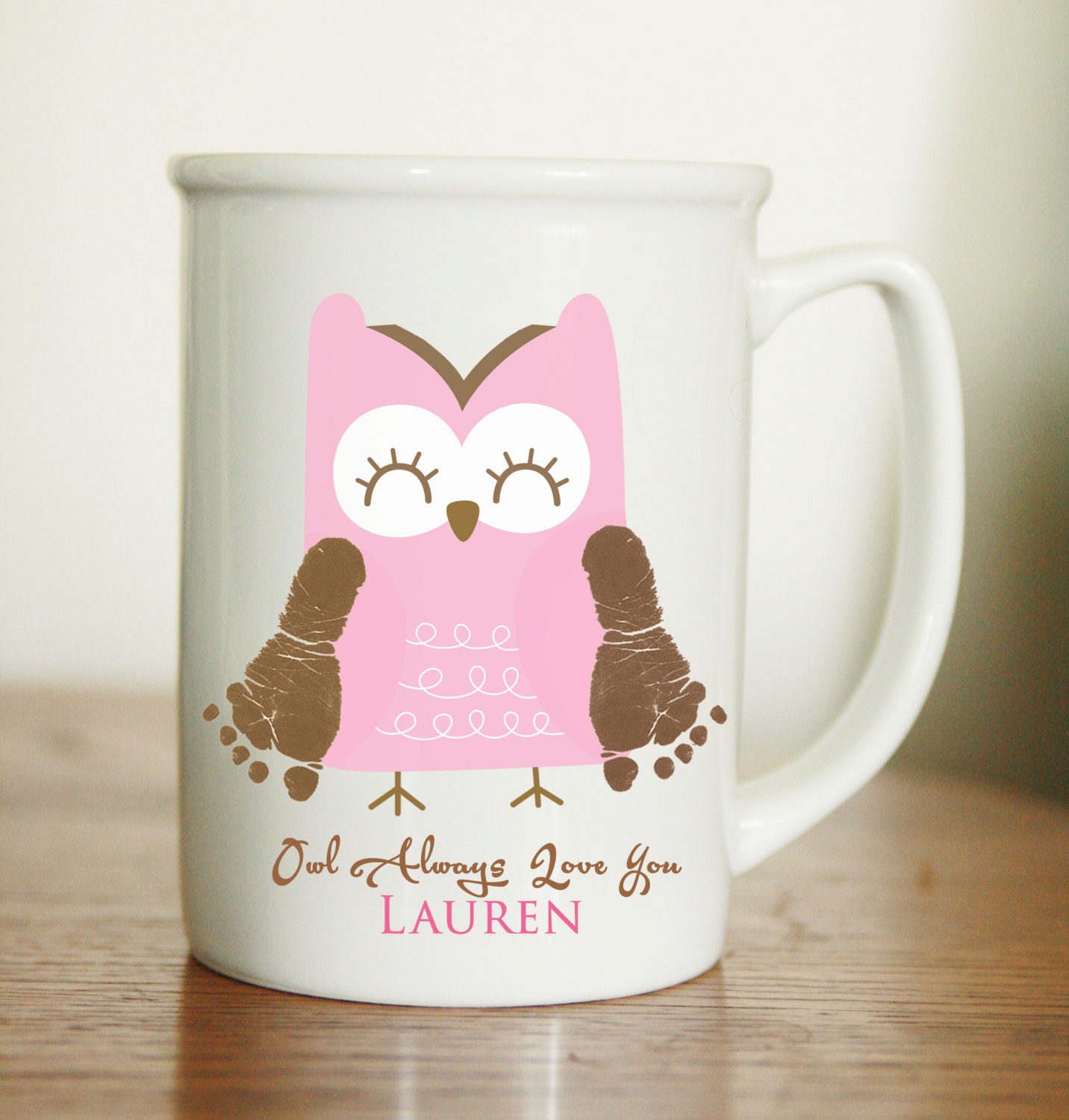 Owl Footprint Mug 406 Mug