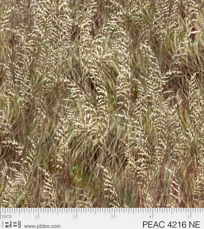 Tall Grass Blender Water Fabric By The Yard From P&b/By The Peaceful Shore