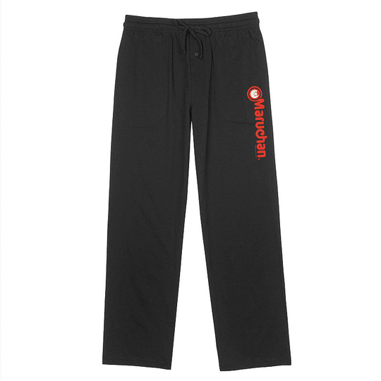 Men's Maruchan Kawaii Cup Noodle Logo Pajama Pants, Size: Medium, Black
