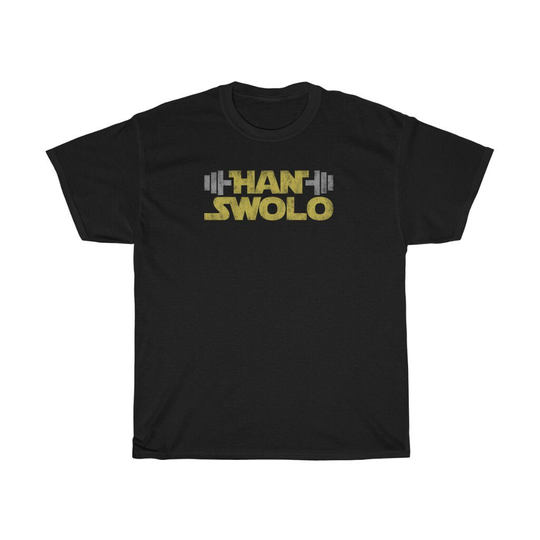 Han Swolo Funny Weight Lifting Gym Workout T-Shirt