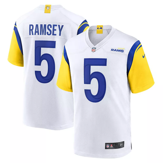 Men's Nike Jalen Ramsey White Los Angeles Rams Alternate Game Jersey, Size: 2XL